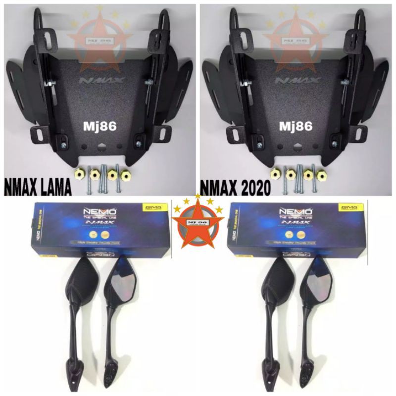 BREKET SERPO NMAX LAMA DAN NMAX NEW 2020 PAKET SPION R25