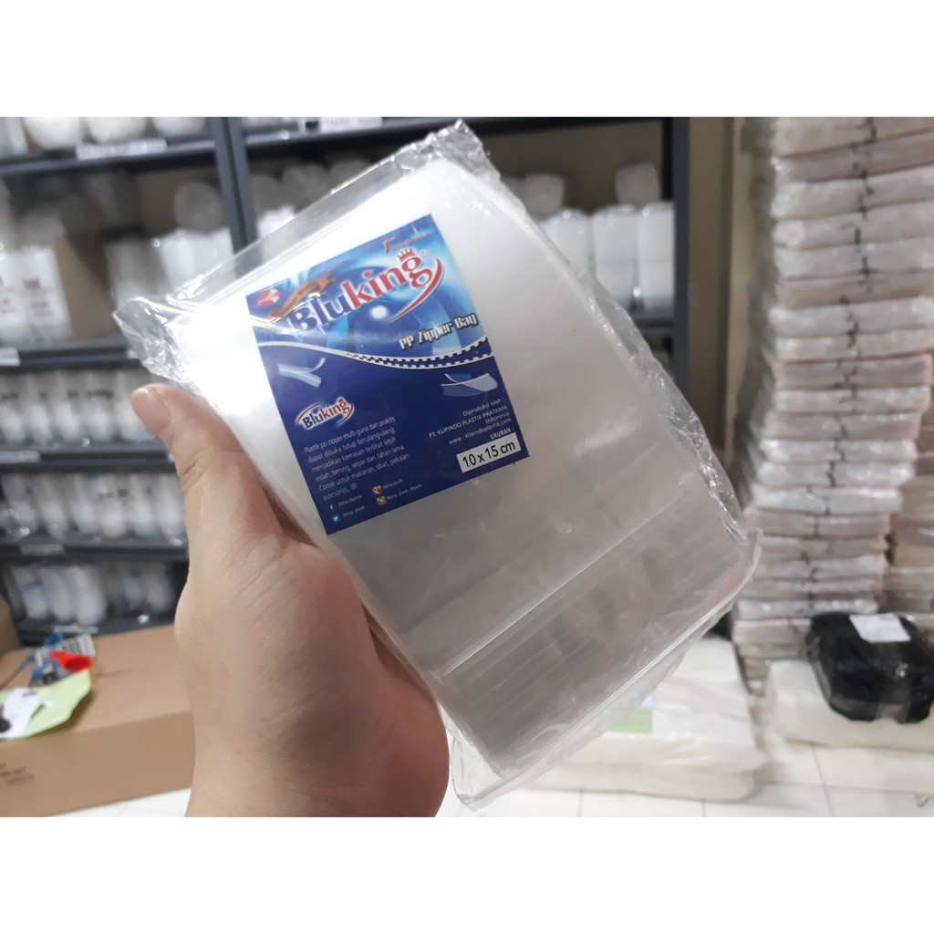 PLASTIK KLIP PP BENING 10X15CM 10 X 15 CM TEBAL 50 MICRON 100PCS