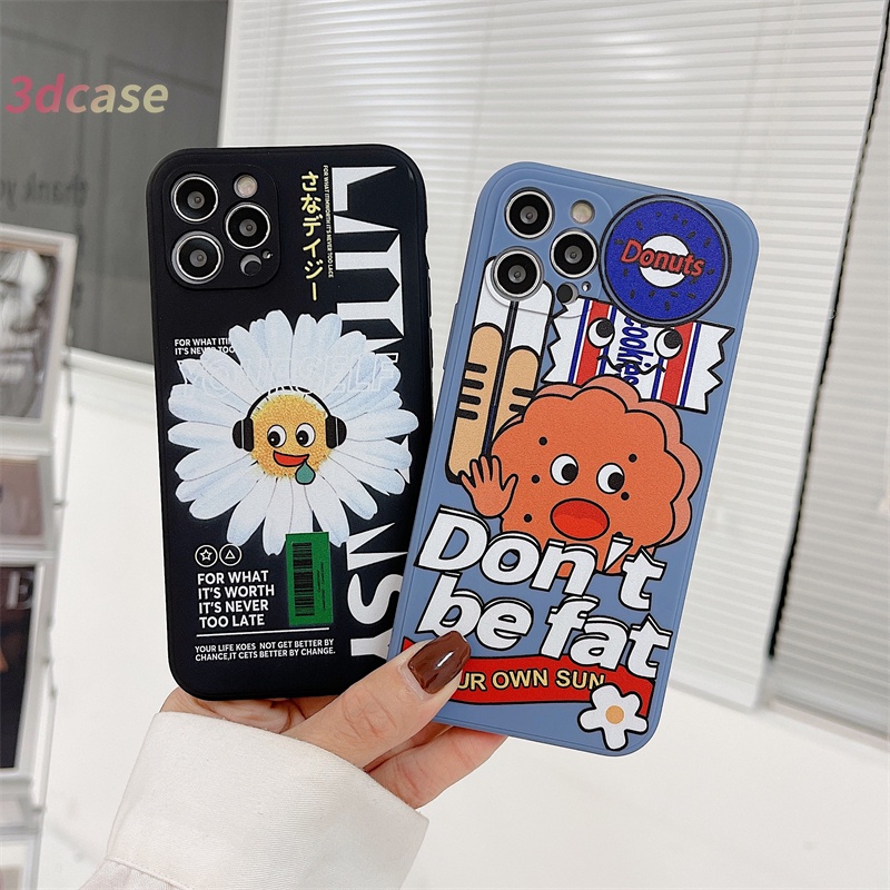 Casing Soft Case TPU Xiaomi Redmi 9 9C NFC 9A 9i 9T 9AT 9 PRO Power 10X POCO C3 M2 PRO Redmi Note 9 8 10 10S 9 PRO MAX 9S Xiaomi Redmi POCO X3 NFC X3 PRO M3 A16 A7 A5S A15 VIVO Y12 Y20 Motif The New Smiley Little Daisy Phone Case