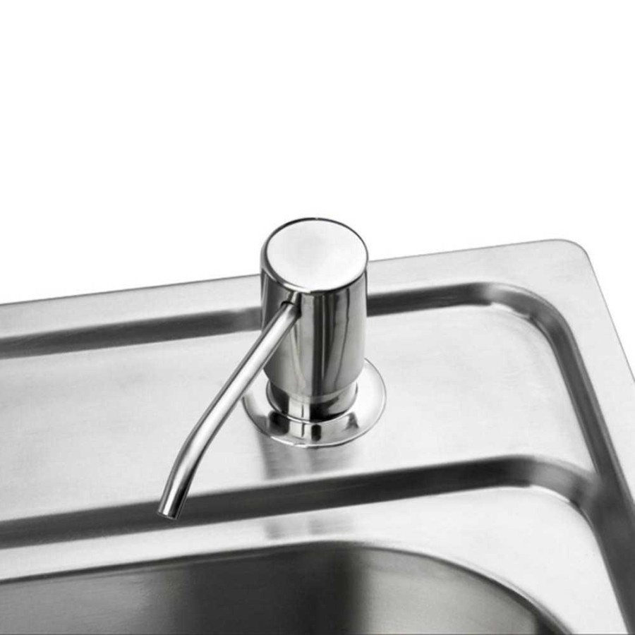 Tempat Sabun Keran Air Soap Dispenser 220ml - JJ-3122 - Silver