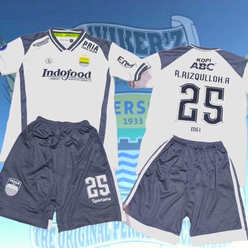 TERBARU baju bola setelan anak persib murah 2022 2023 bisa pakai nama GRADE OR1