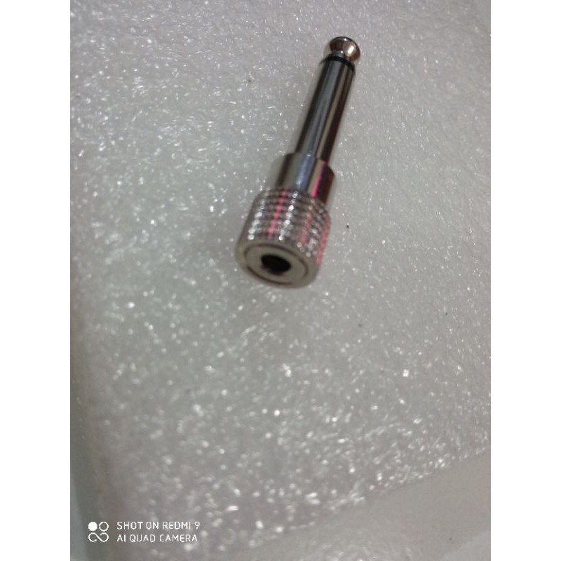 converter konverter jack converter mini mono 3,5 mm to akai gitar 6,5 mm bagus