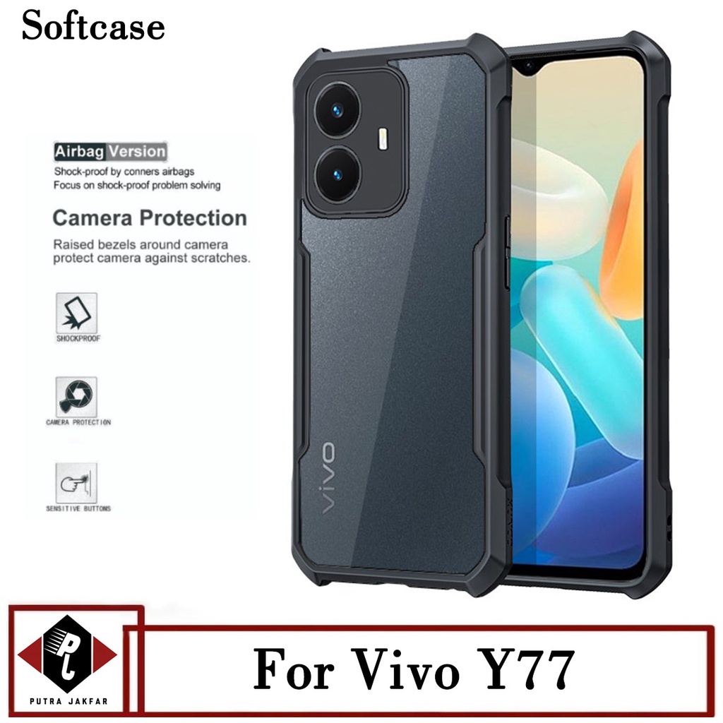 Promo Case Transparan Vivo Y77 2022 Softcase Pelindung Belakang Hp