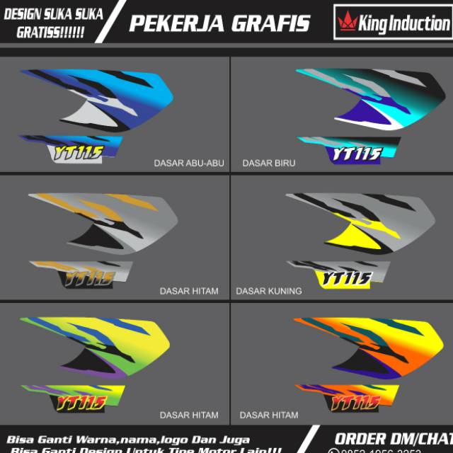 Striping Yamaha yt115