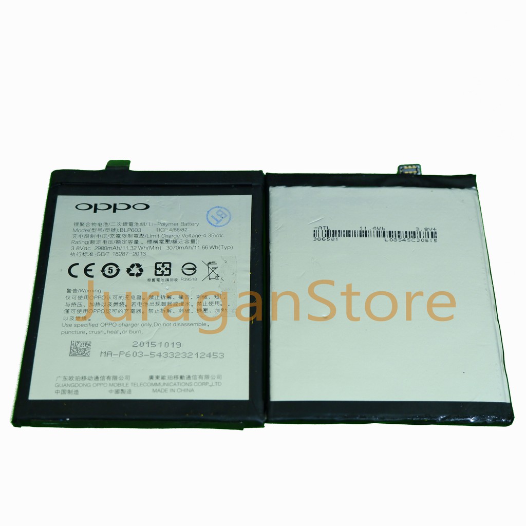 BATERAI BATRE OPPO R7S BLP-603 ORIGINAL