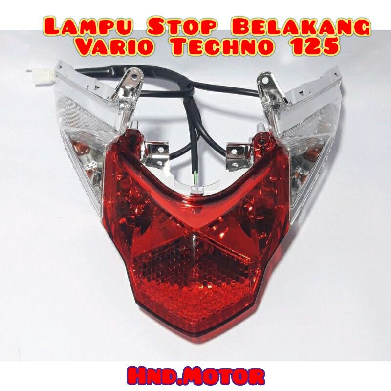 LAMPU STOP BELAKANG VARIO TECHNO 125 2012 2013 2014 KZR PGMFI LAMPU BELAKANG VARIO 125