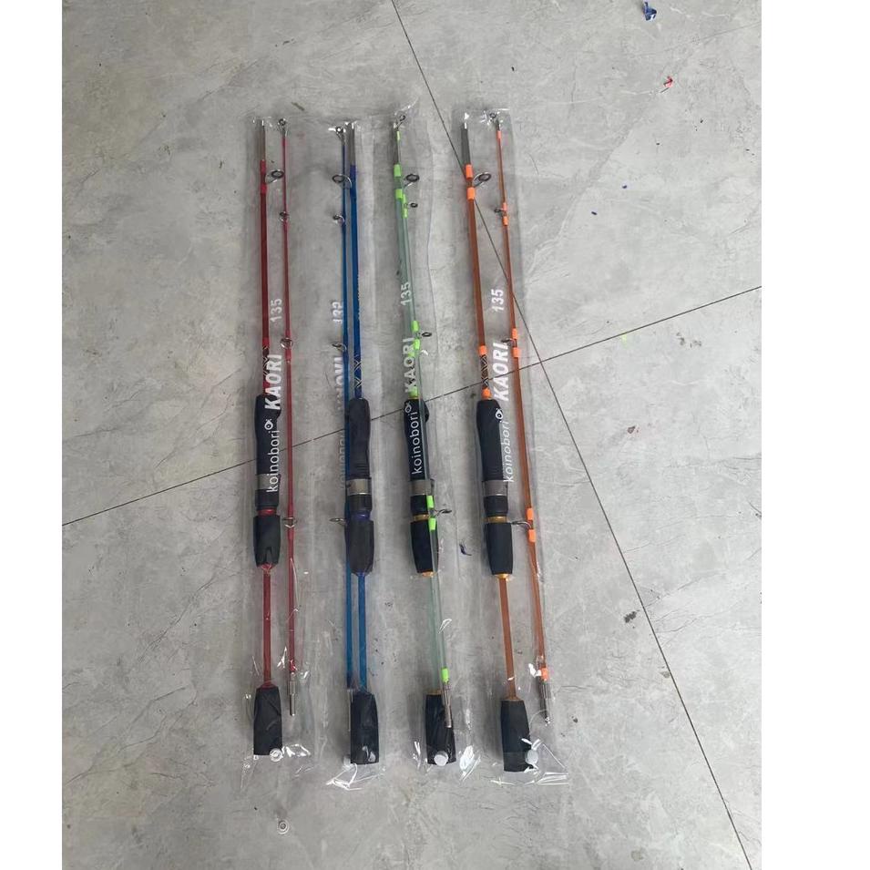 Sangat Nyaman.. Joran Fiber Solid Glass Transparan Sok Drat Kaori Koinobori Japan Style Spinning Rod