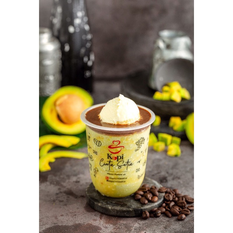 

Kekasih Idaman Iced (Espresso + Buah Alpukat) + Topping Ice Cream (Additional)