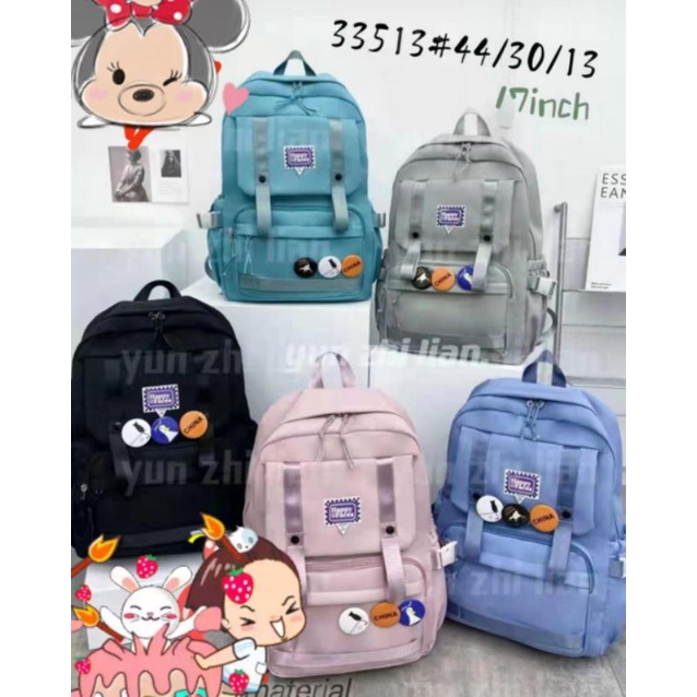 TAS RANSEL BACKPACK KOREA IMPORT 33513 TERBARU TERMURAH