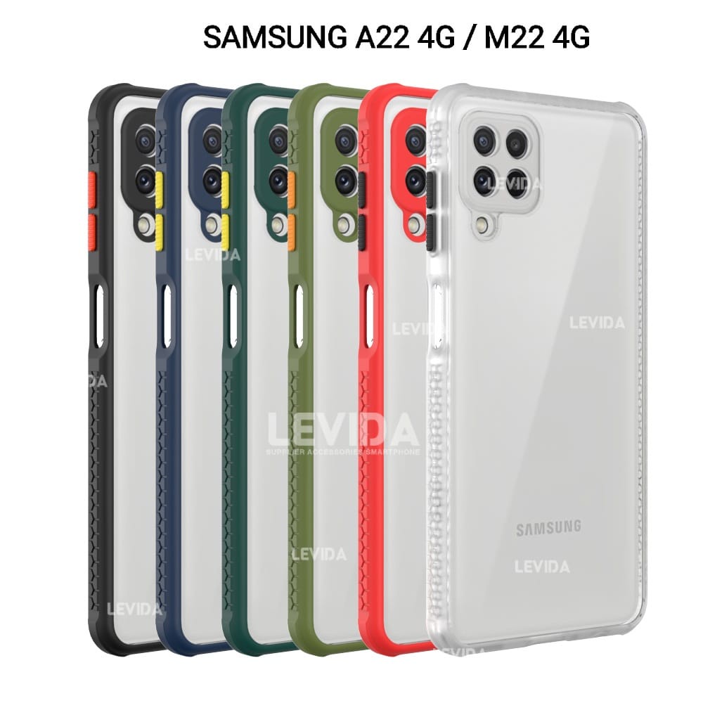 Case Samsung A22 4G Samsung M22 4G Samsung M32 4G Michelin Case Dove Matte Shockproof Miqilin Casing Samsung A22 4G Samsung M22 4G Samsung M32 4G