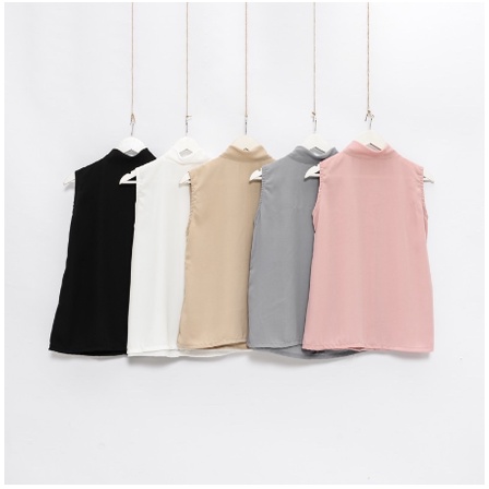 Baju Manset Kaos Inner Lekbong Buntung Tanpa Lengan Wanita Bahan Spandek Rayon Premium Murah