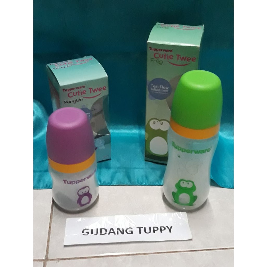 cutie twee botol susu tupperware