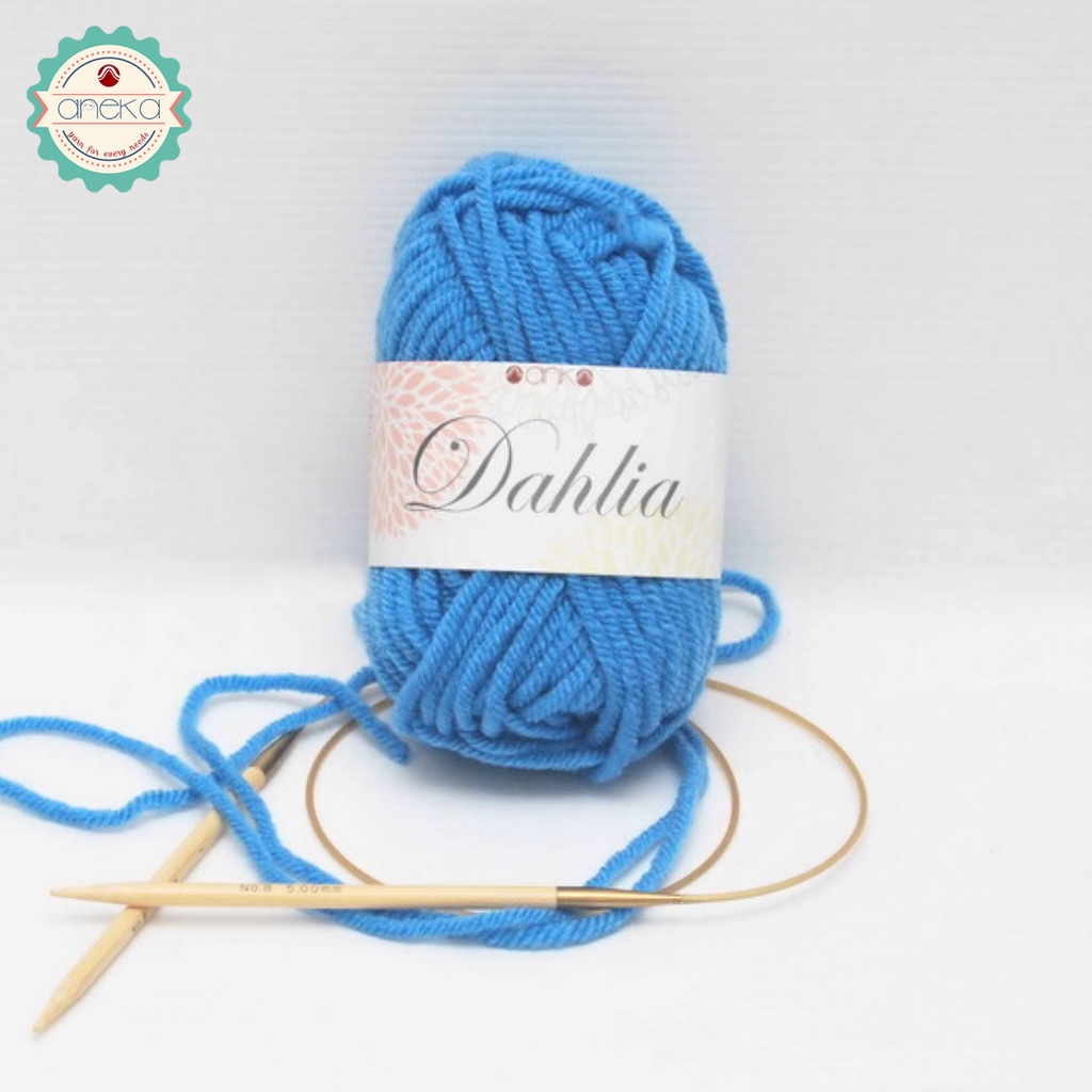 Benang Rajut Karpet Dahlia / Carpet Yarn - 6033 ( Biru Terang )