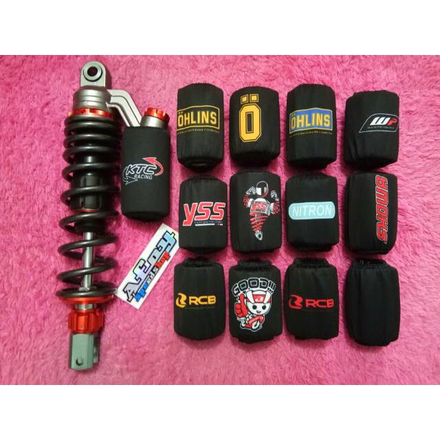 Sarung Shockbreaker Pelindung Tabung Sepeda Motor Universal Bahan Anti Air Sarung tabung shock Belakang atas bawah kwalitas grade A premium