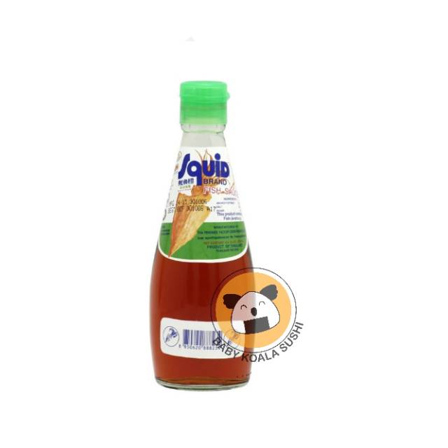 SQUID BRAND Fish Sauce Kecap Ikan 300 ml Halal │ Saus Ikan Import Thailand