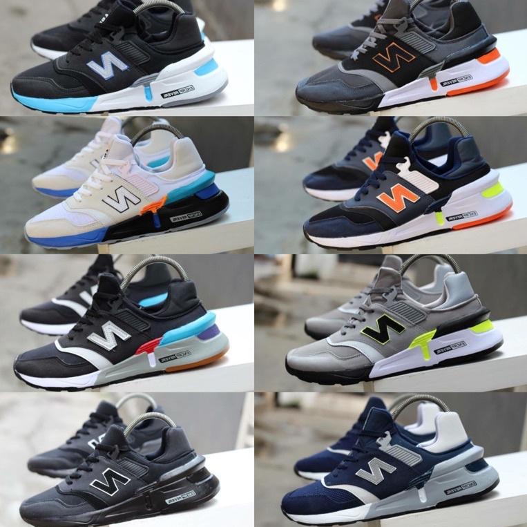 🆓KAOS KAKI➕PAPER BAG SEPATU SNEKAERS PRIA 997s BLACK BLUE WHITE GREY ORANGE PREMIUM ORIGINAL [KJN. 5