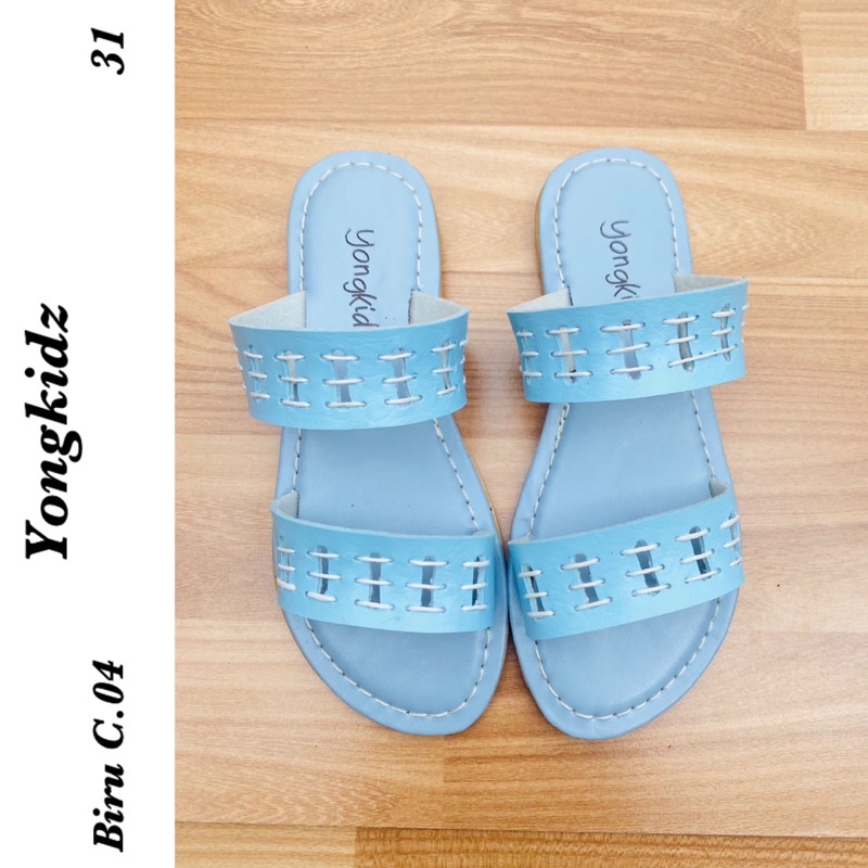 sandal anak slip 2 biru