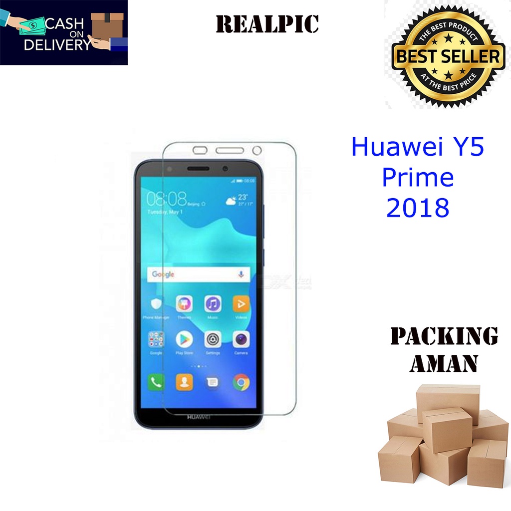 Tempered Glass Huawei Y5 Prime 2018 Screen Protector Anti Gores