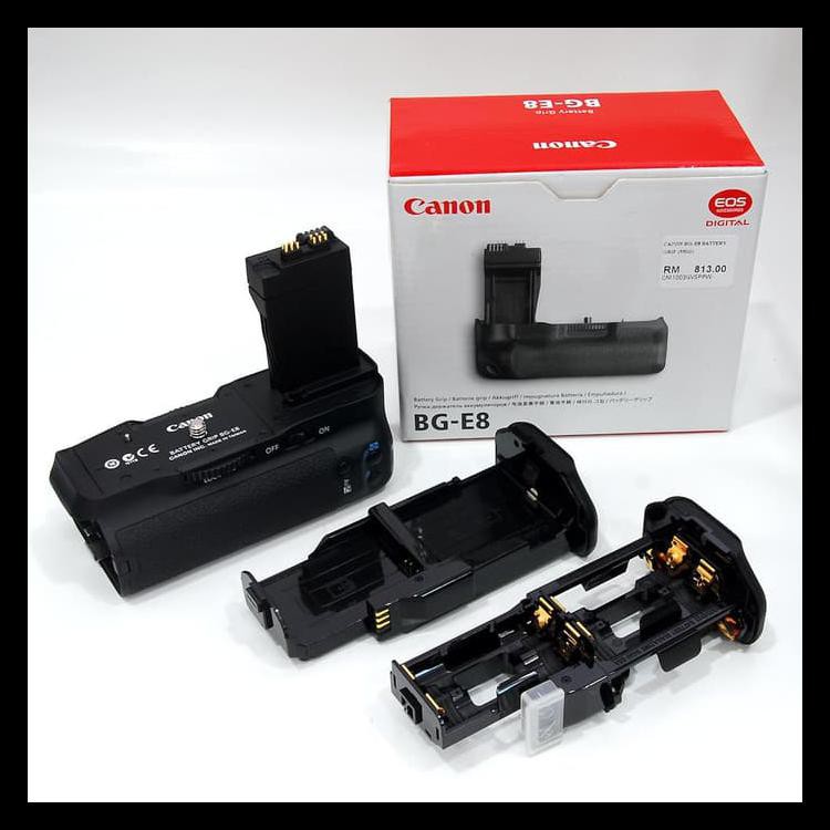 TERMURAH BATERAI GRIP CANON 700D 650D 600D 550D / CANON BG-E8 NEW PRODUK