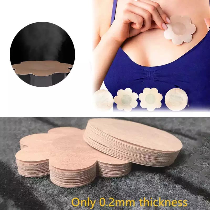 Unisex Nipple Pad Chelyne Penutup / Pelindung Puting Isi 5 pasang (10 pcs) Invisible Nipple Cover