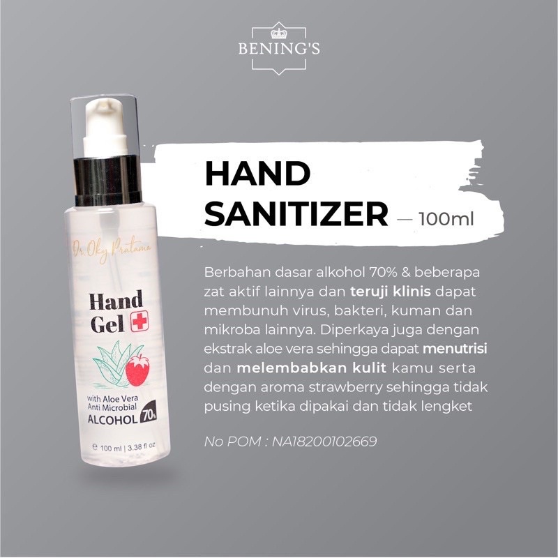 Bening's Hand Sanitizer 100 ml BPOM