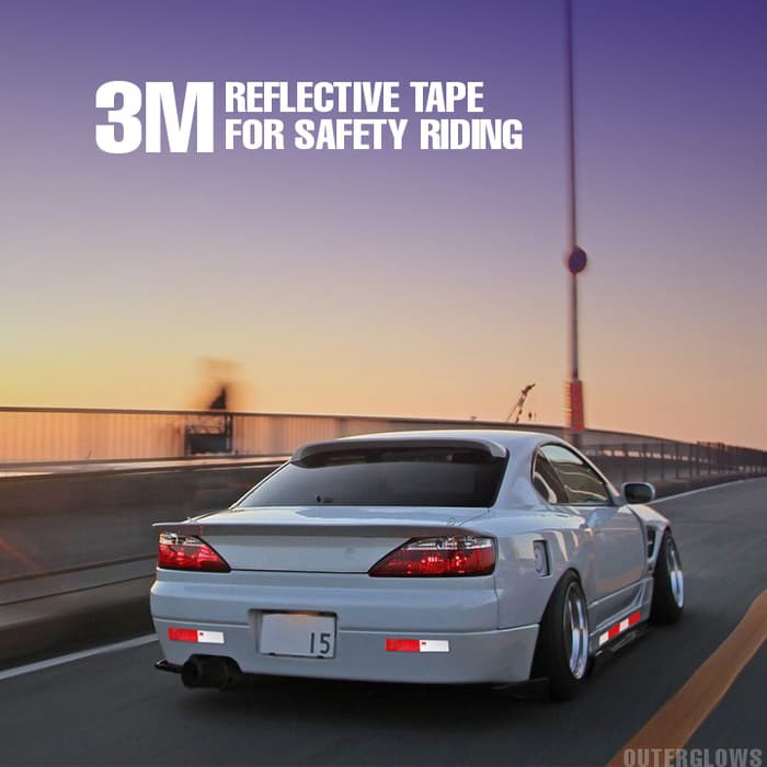 Stiker Mobil Nyala Dalam Gelap-Safety Stiker Reflective