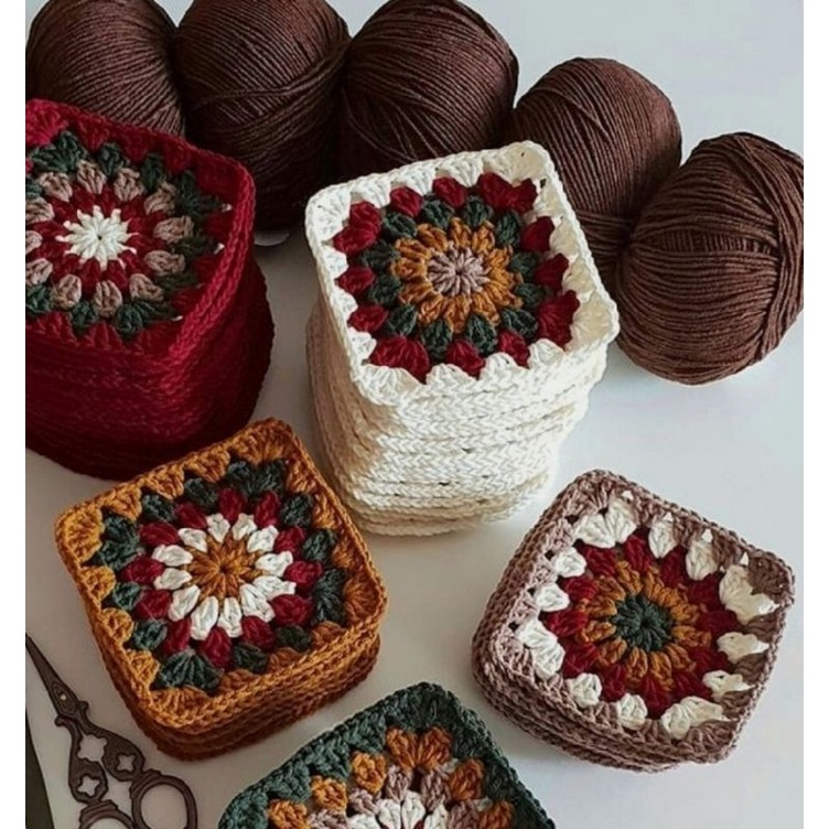 GRANNY SQUARE CROCHET kombinasi