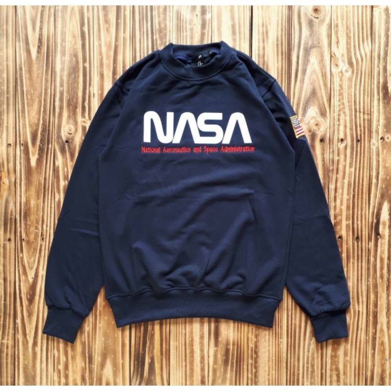 SWEATER HOODIE ORIGINAL CREWNECK NASA H&M