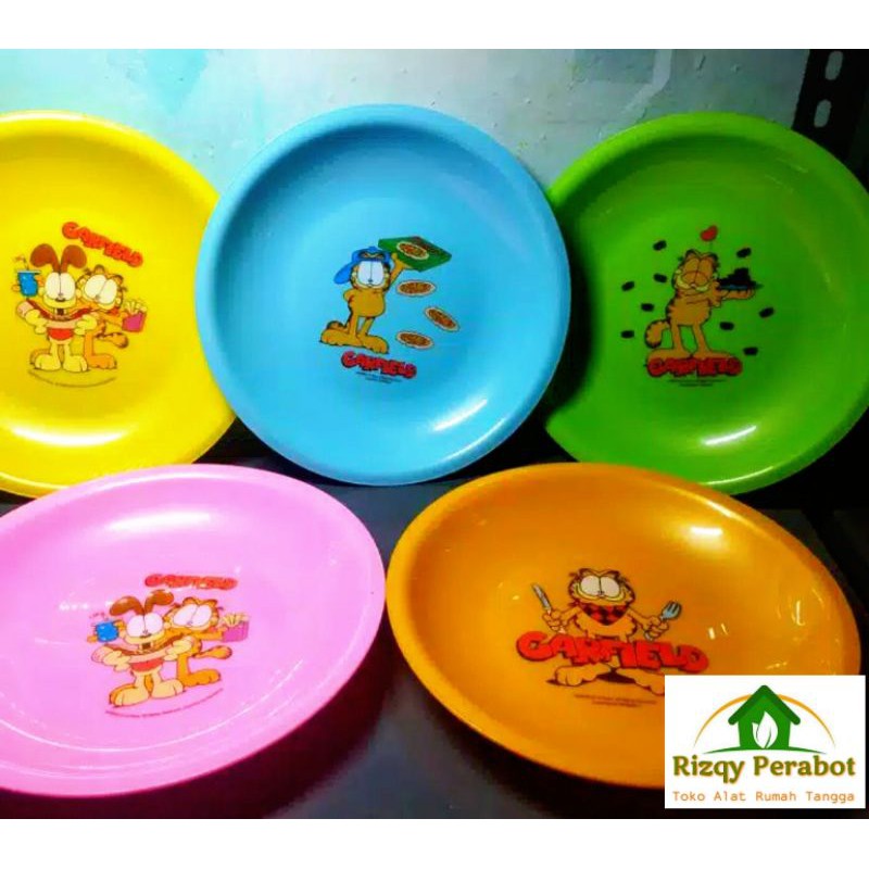 Piring Plastik Karakter/Piring Tebal Calista