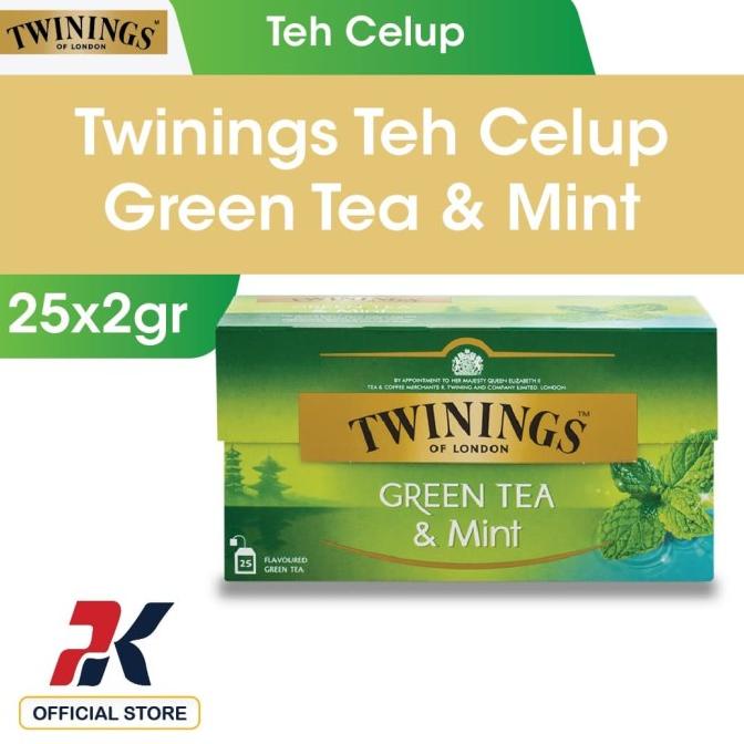 

[COD] Twinings Teh Celup Green Tea Mint 25x2gr [COD]