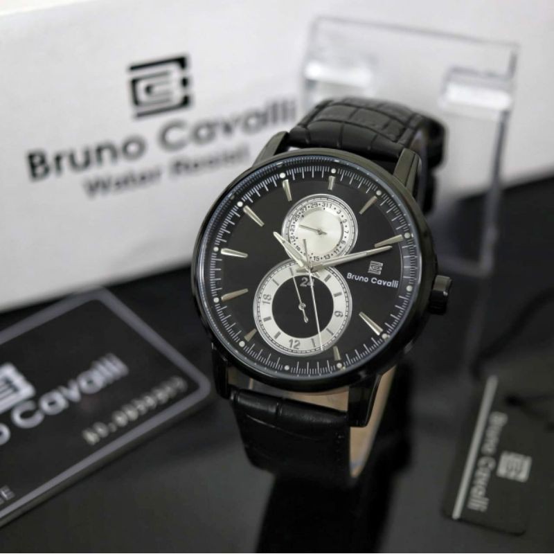 JAM TANGAN BRUNO CAVALLI/JAM TANGAN BRUNO CAVALLI 1893/JAM TANGAN KULIT/JAM TANGAN PRIA KULIT