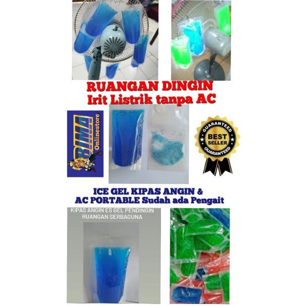 ICE GEL pendingin suhu ruangan kipas angin dan AC portable  Irit listrik tanpa AC