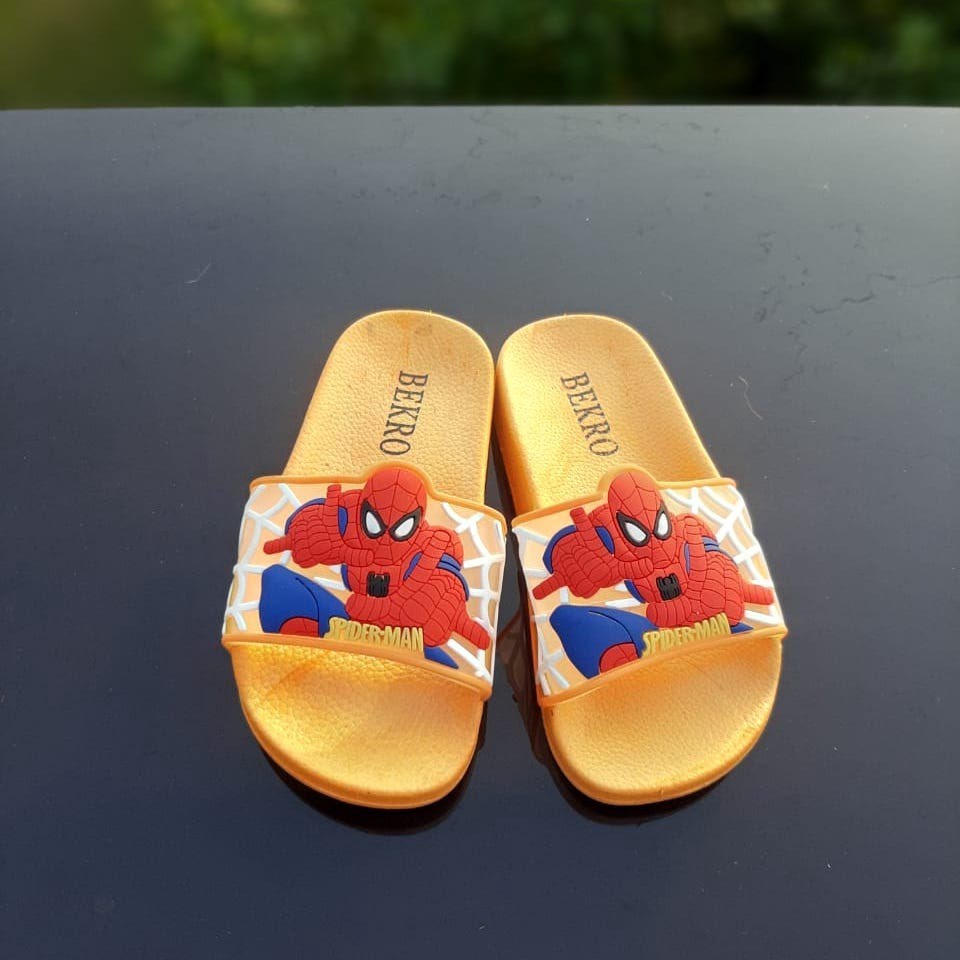 8B Sandal Anak Import Laki laki Umur 3 4 5 6 7 8 tahun - Bekro Karakter Spiderman