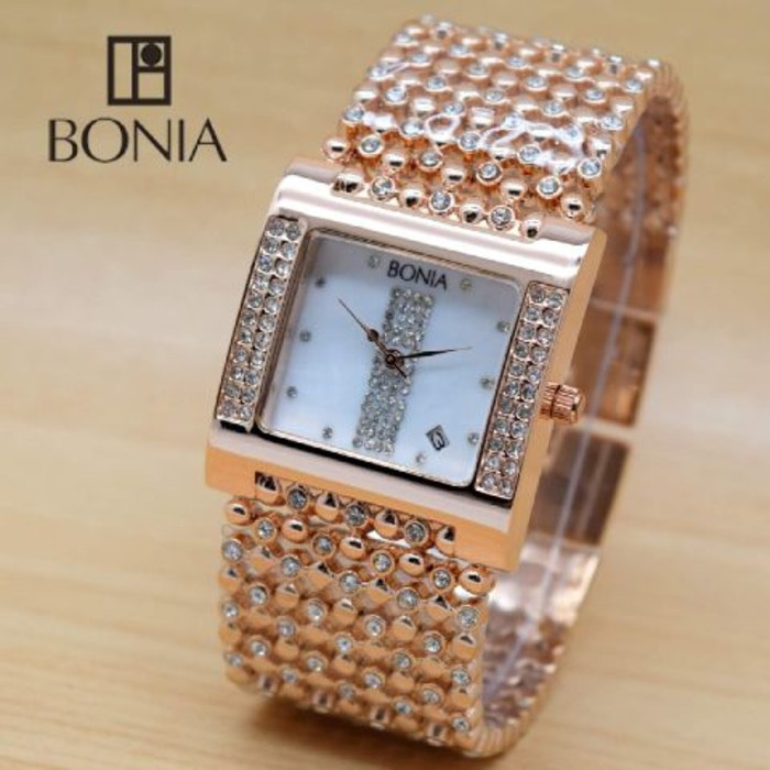 Jam Tangan Wanita Bonia Rantai Merica Rosegold