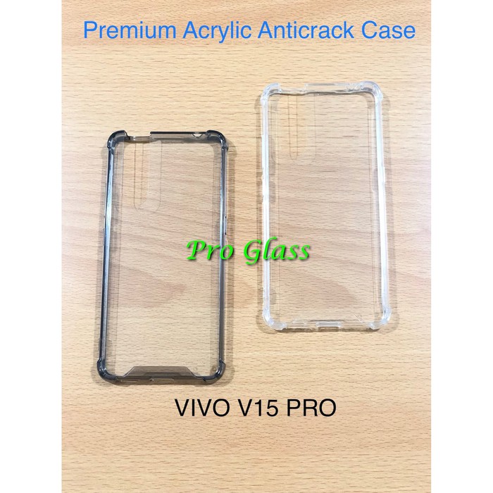 VIVO V15 PRO Anticrack / Anti Crack / ACRYLIC Case Silicone Premium