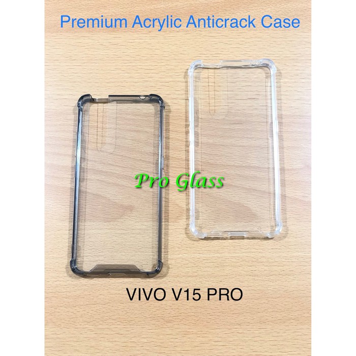 VIVO V15 PRO Anticrack / Anti Crack / ACRYLIC Case Silicone Premium