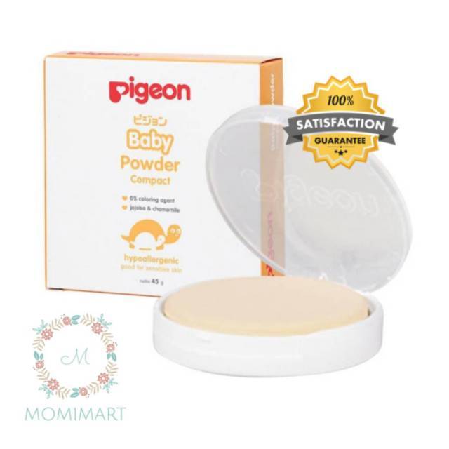 CASE/FULL SET PIGEON BABY POWDER CAKE WITH CASE CHAMOMILE BEDAK PADAT BAYI