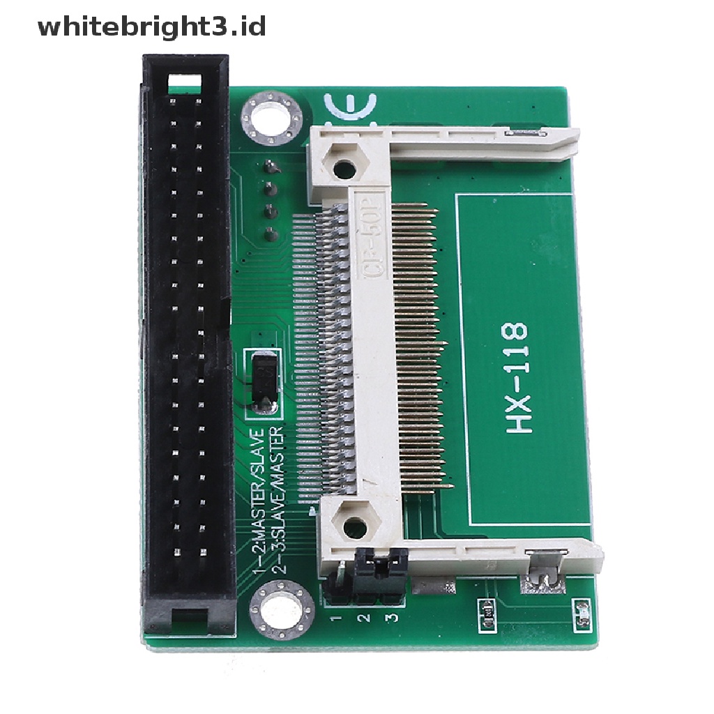 (whitebright3.id) 1pc Kartu adapter CF Ke 3.5 IDE 40Pin Male