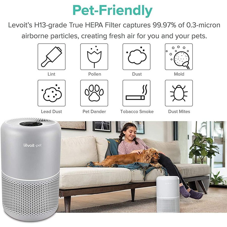 Levoit Core P350 Air Purifier Pet Care True HEPA - Pembersih Udara