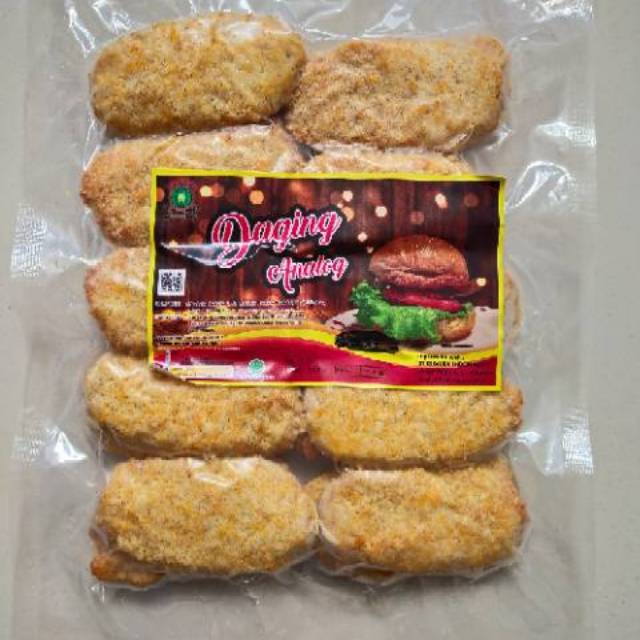 

Nugget Crispy VEGAN dari soya protein nabati