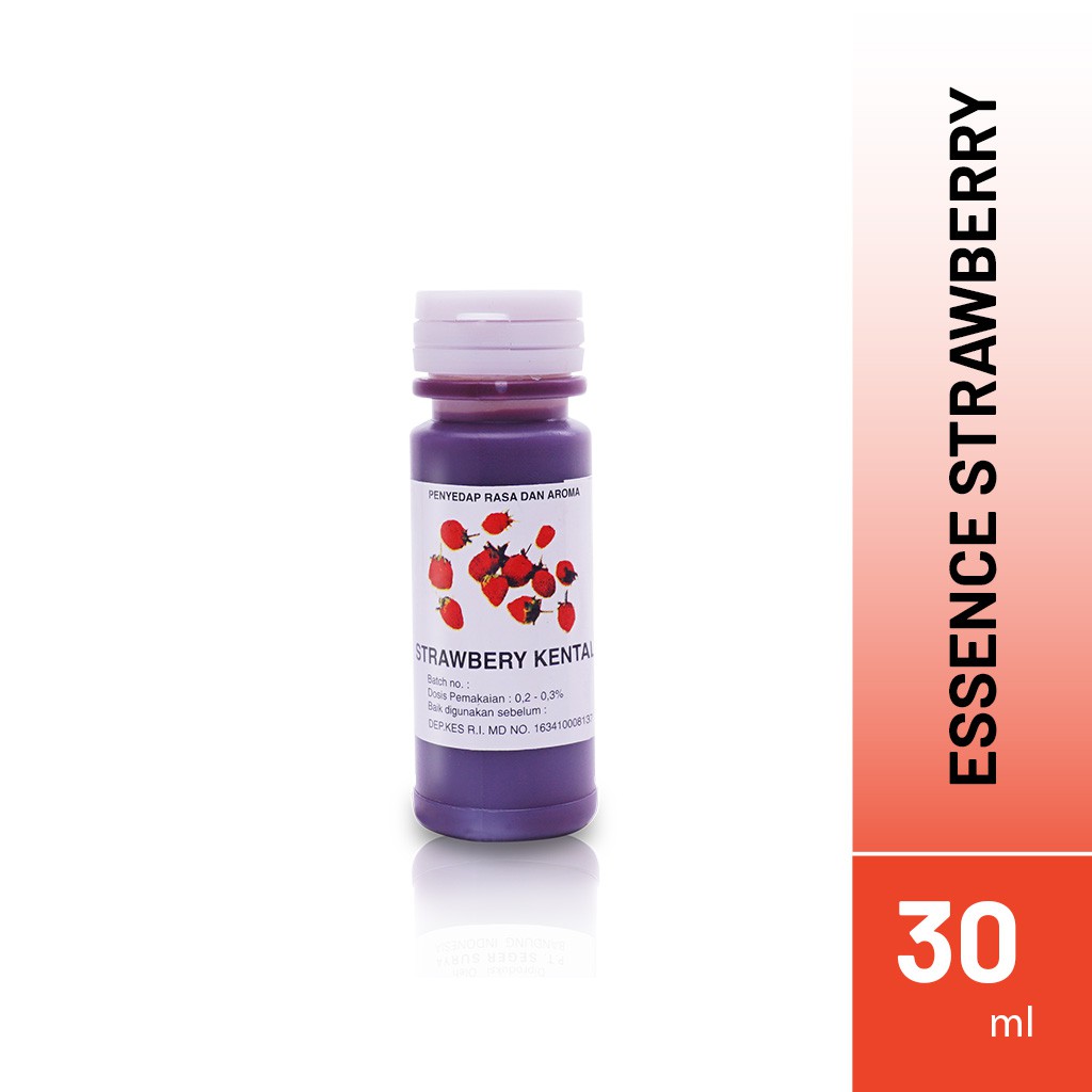 

Seger & Co Strawberry Essence Pasta Perisa Makanan 30ml Food Flavors Bahan Tambahan pangan