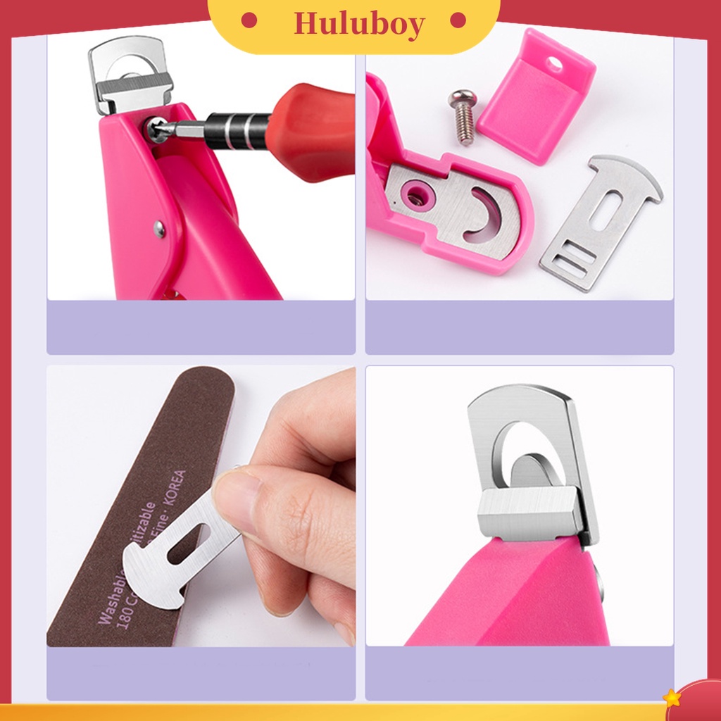 Huluboy Huluboy♡ Gunting Kuku Bentuk U Bahan Plastik Untuk Manicure