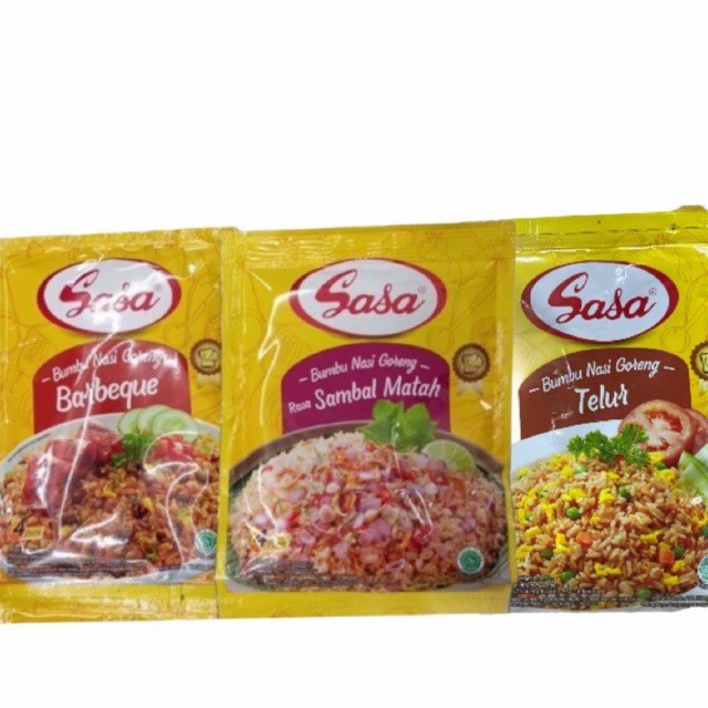 

Sasa Bumbu Nasi Goreng Sekali Pakai 20g
