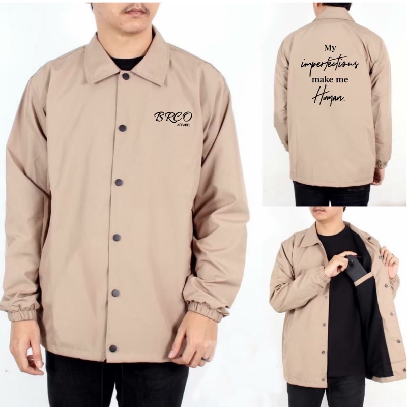 Coach Jaket Waterproof Caption Art Orginal BRCO Unisek