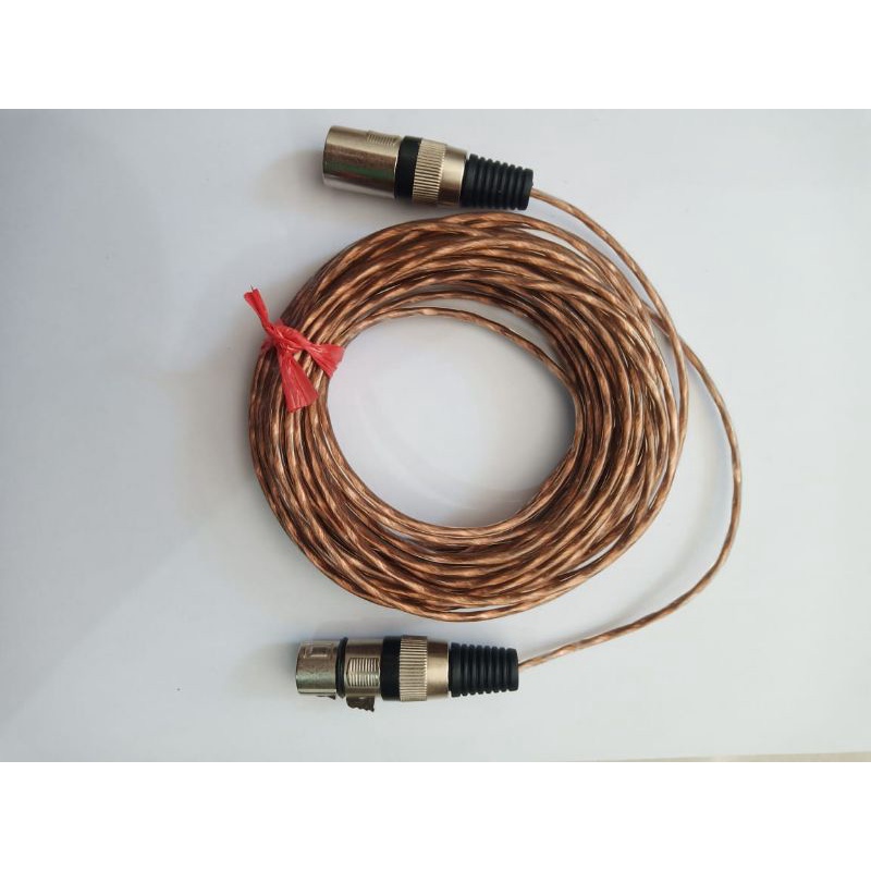 kabel mic makita head skerm jack canon male to canon female panjang 20m