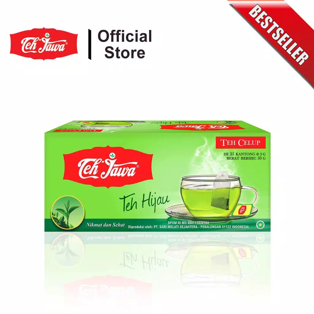 

Teh Jawa Green Tea/Teh Hijau Celup isi 25