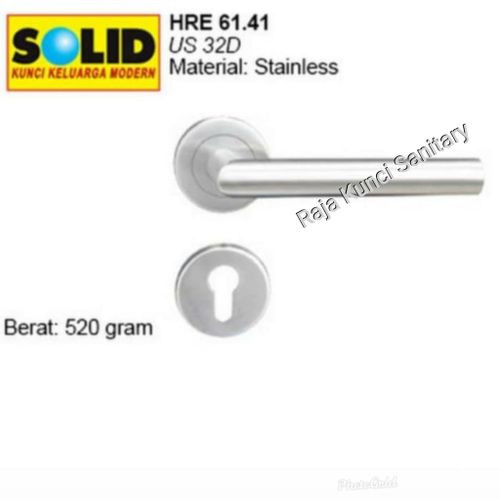 Handle Pintu Roses Solid HRE 61.41 SUS 304/Handle Solid/Gagang Pintu