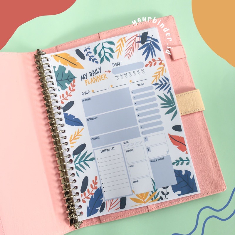 

Isi Binder Planner 20r,26r - A5/B5 Ready Abstract Leaves 10 / 30 Lembar