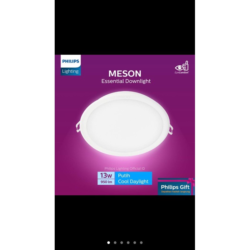 philips downlight 13 watt meson, djual 2nd