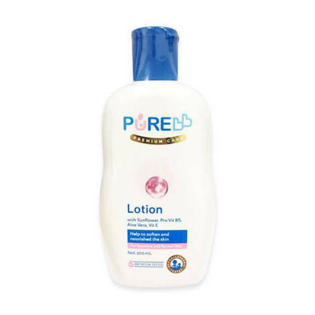 Pure Baby Lotion 200 ml / Pure BB Body Lotion 200ml / PURE BB PREMIUM CARE